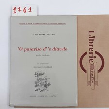 salvatore tolino. o paraviso d' e diavule. edizioni stampa sud napoli