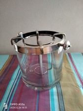 Bel Porta ghiaccio In Cristallo E Silver Cristofle