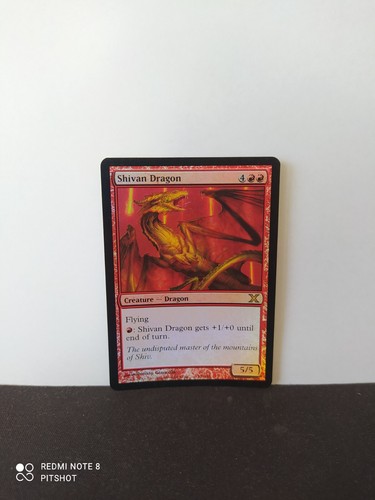 Foil shivan dragon drago - dragon,