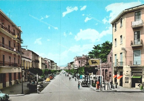 Ei86 cartolina benevento viale - cartolina, benevento,viale