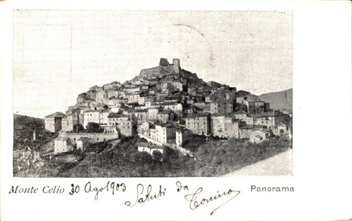 Roma monte celio panorama - roma,