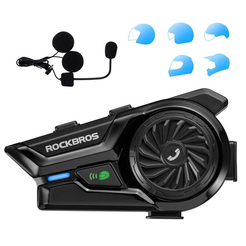 Rockbros 0 cuffie moto - bt, 6.0