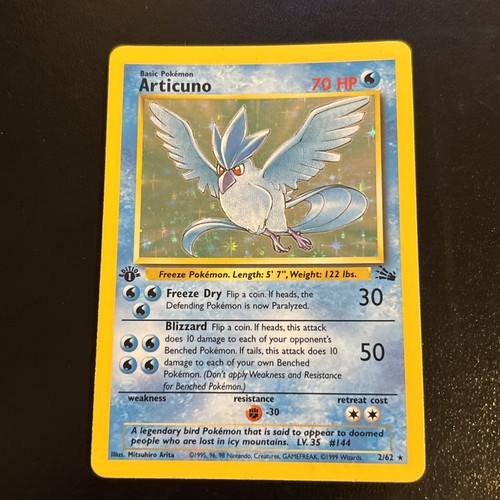 Articuno fossil 1st - articuno,