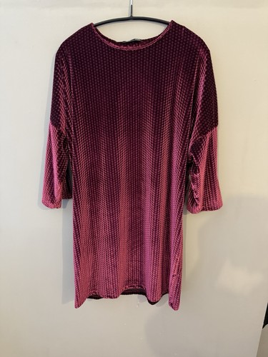 Zara mini abito velluto - zara,
