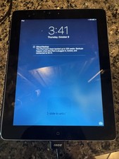 Solo WiFi Apple iPad 2 32 GB 9.3.5 argento PIN bloccato