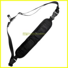 Tracolla universale per fotocamere. Sgancio rapido, innesto a vite treppiede.