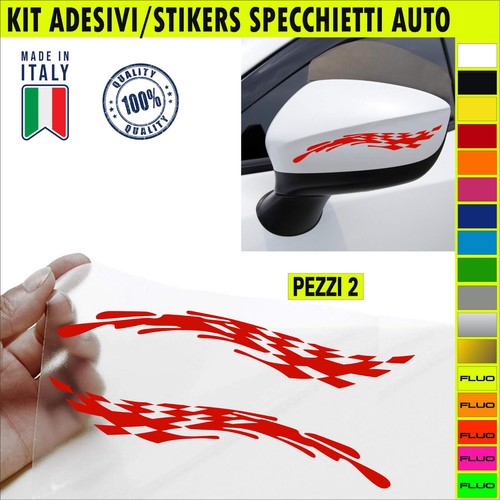Adesivi scacchi fiamme - 2,