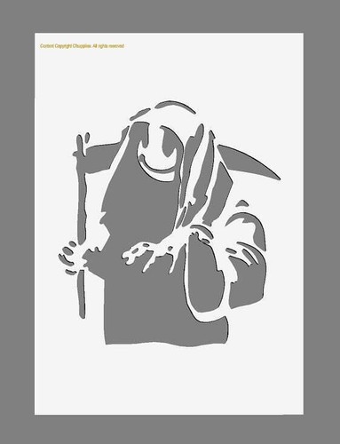 Grim reaper banksy mylar - grim,