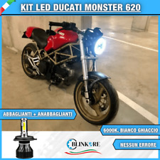 LAMPADA LED H4 6000K BIANCO GHIACCIO CANBUS DUCATI MONSTER 620 MOTO NO ERRORE