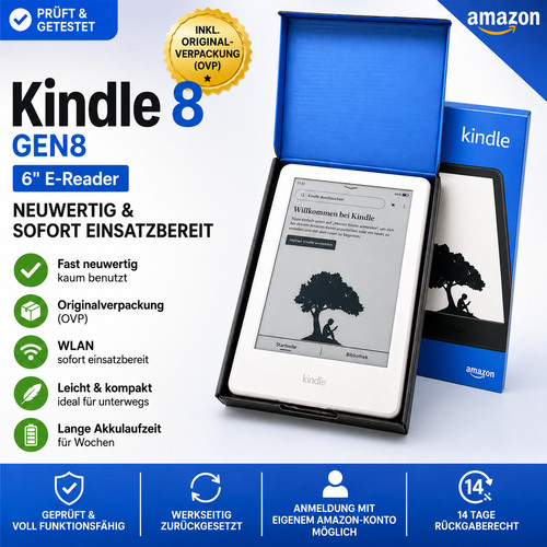 Amazon kindle 4gb - 8, (2016)