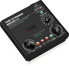 Behringer TUBE ULTRAGAIN MIC500USB Preamplificatore audiofilo tubo a vuoto con