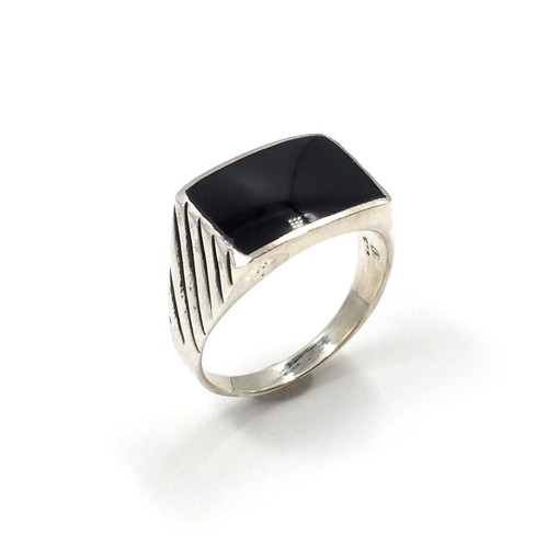 Anello con sigillo argento - anello,