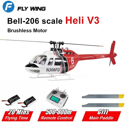 Flywing bell 206 elicottero - bell,