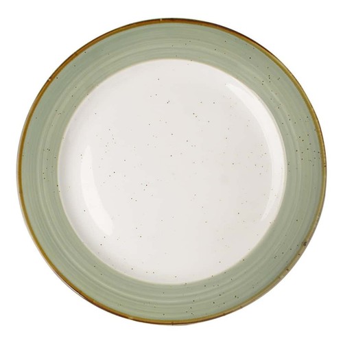 Piatto tondo justcolor verde - piatto,