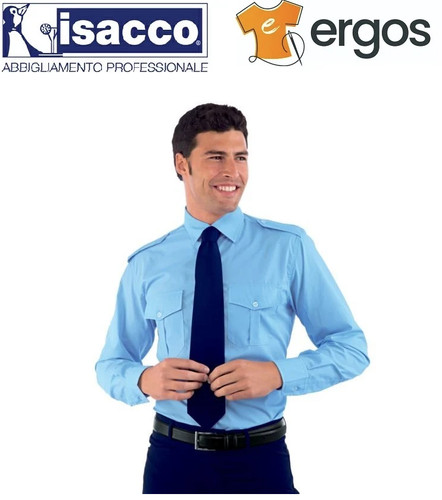 Isacco camicia pilota azzurro - camicia,