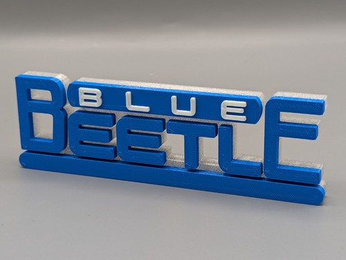 Blue beetle logo - beetle,