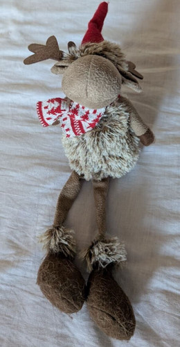 Peluche pupazzo renna natale - peluche,