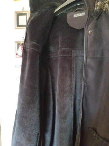 Cappotto montone con finta - montone,