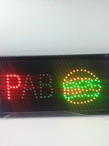 Tabella luminosa led pub - tabella, a