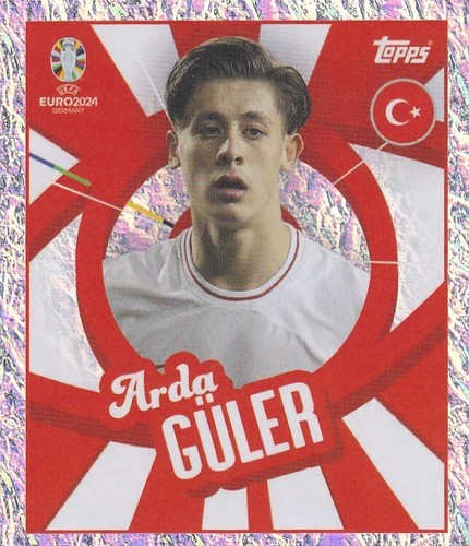 Adesivo topps uefa euro - topps,