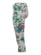 Solada Leggings donna a pinocchietto con stampa fiori