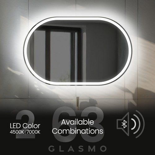 Specchio bagno illuminato - , con