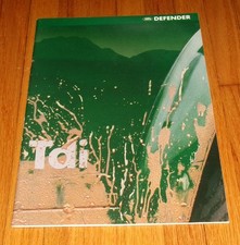 Catalogo brochure vendita Land Rover Defender 90 110 130 Deluxe originale 1996