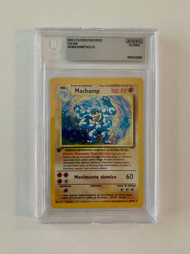 Pokemon machamp prima - pokemon, edizione