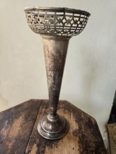 Vaso Vintage Art Nouveau Placcato Argento Antiquariato
