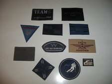 Lotto toppe patch 11 pz. da recupero catalogo collezione da 3 a 8 cm segni tempo