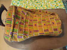 SACCA CUSTODIA STRUMENTI  PER DJAMBE AFRICANO GRANDE ARANCIO cm 57x37 CA.