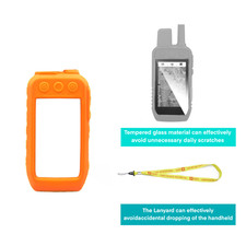 Custodia protettiva in silicone per Garmin Alpha 200 200i 300 protezione schermo cordino