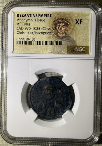 Bizantino anonimo follis ad - ae,