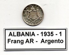 Albania - 1935 - 1 Frang AR -