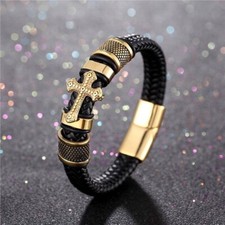 Pulsera De Piel Para Hombre