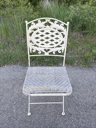 Sedia pieghevole vintage unica
