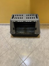 Trasportino Auto per cani in plastica RECORD taglia S/M con cuscino 67x50x34