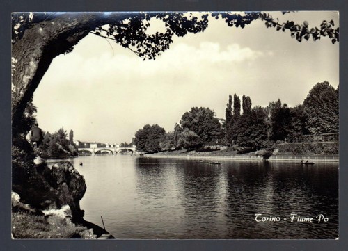 Torino cartolina fiume n - po,