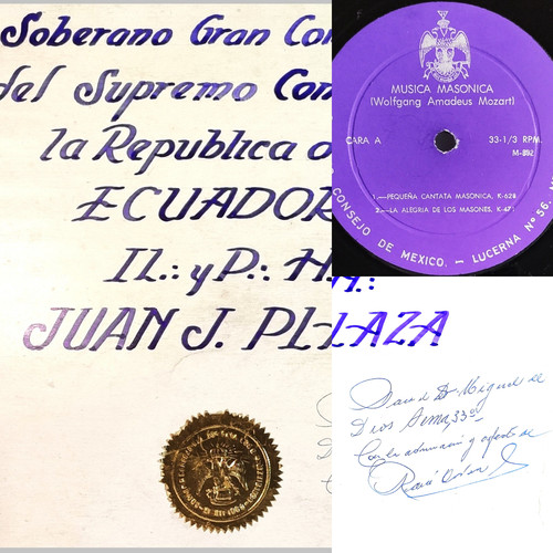 Mozart masonic rare mexico - mozart,