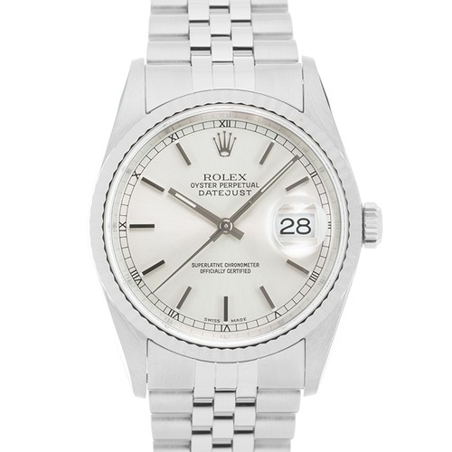 Rolex datejust 16234 silver - datejust,