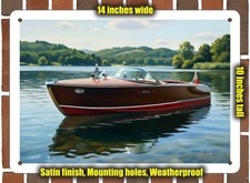 Insegna in metallo - 1959 Riva