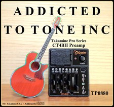 Takamine CT4BII CT4B2 PTU Pro Series Preamplificatore Rivenditore Autorizzato NUOVO con GARANZIA