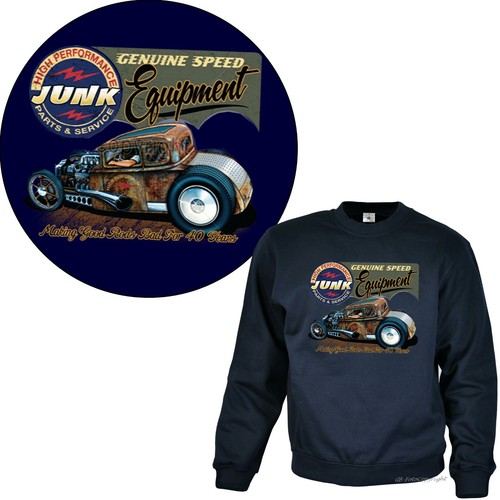 Hot rod sweatshirt auto - sweatshirt,