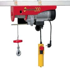 Paranco verricello elettrico L' Europea Tiratutto 200 200/400 Kg 18 mt 750 W