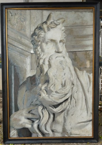 Michelangelo mosè dipinto - michelangelo,