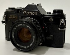 Canon AE-1 Black SLR 35mm Film