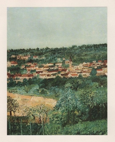 Maurice utrillo paesaggio - paesaggio, di