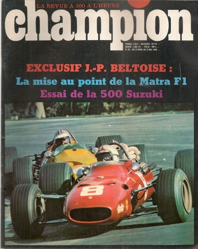 Champion 1968 essai matra - 28,