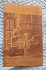 Vecchia Incisione Su Lastra Di