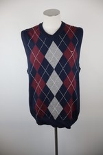 TOMMY HILFIGER MAGLIONE SMANICATO GILET UOMO Tg M SWEATER  MAN CASUAL LOGO